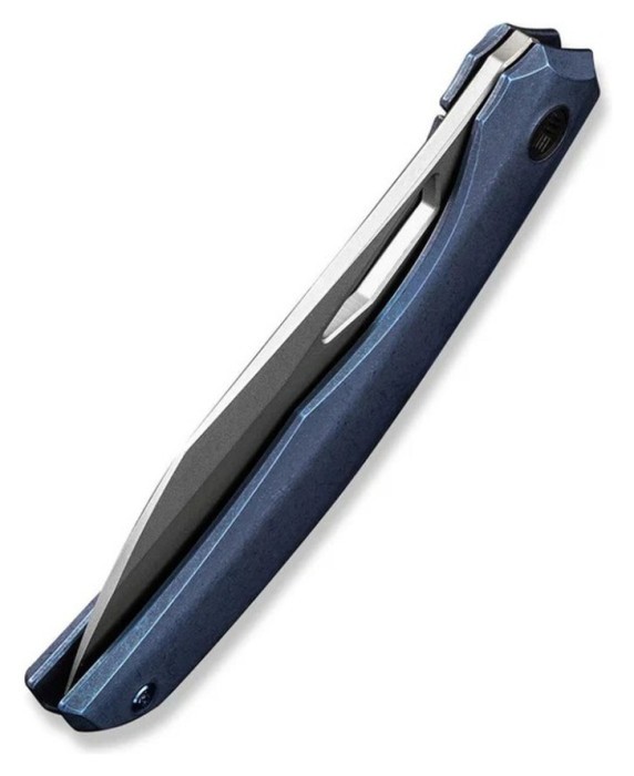 Нож складной туристический WE Knife Ignio Mystery Box, (8.39 см) CPM 20CV / 6AL4V Titanium синий