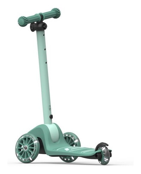 Самокат Scoot and Ride серії Highwaykick-3s з колесами що світяться сіро-зелений, 3+