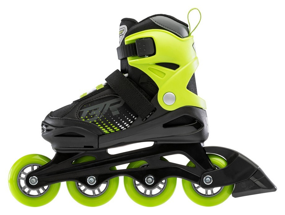 Роликовые детские коньки Bladerunner PHOENIX M 29-32 (K12.0) 185-205 мм Black/green (0T101000)