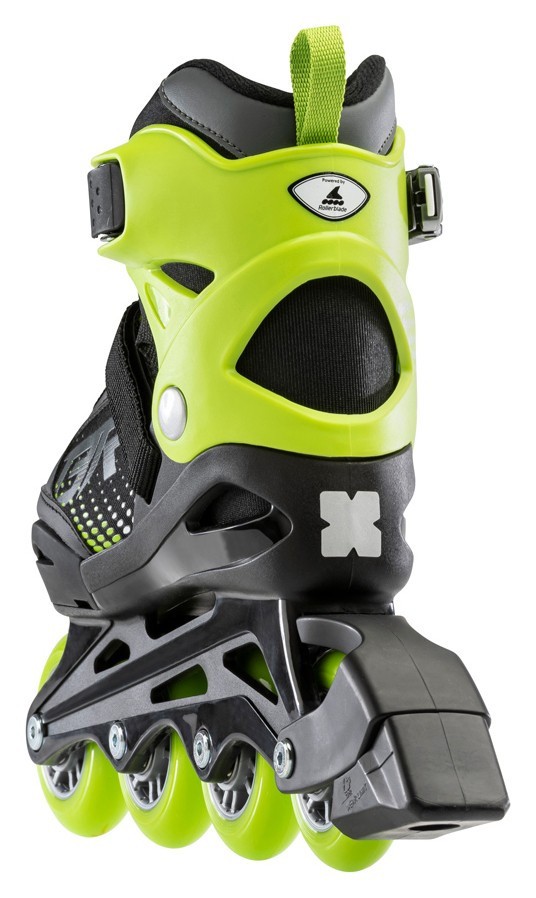 Роликовые детские коньки Bladerunner PHOENIX M 29-32 (K12.0) 185-205 мм Black/green (0T101000)