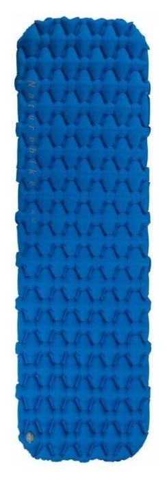 Матрац туристичний надувний одномісний Naturehike FC-10 NH19Z032-P, 195x59x6.5 см, помаранчевий для кемпінгу