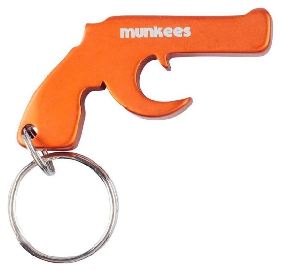 Munkees 3470 брелок-открывашка Gun orange, укр