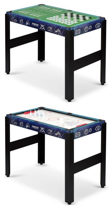 Игровой стол 12в1 Neo-Sport-801, 106 x 59 x 90 см – черный.