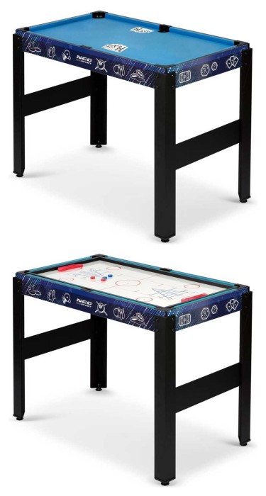 Игровой стол 12в1 Neo-Sport-801, 106 x 59 x 90 см – черный.