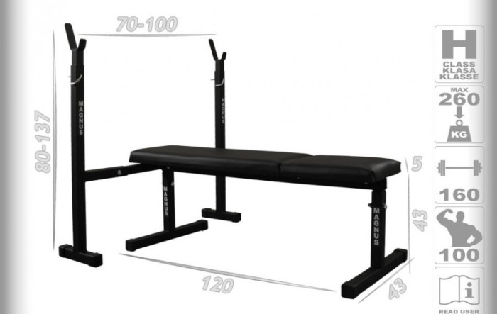 Лава під Штангу + стійки RN-Sport VS-K002