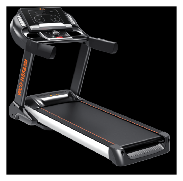 Бігова доріжка електрична WCG HS885M + Гантелі + Масажер, укр, укр