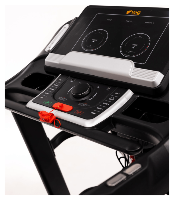 Бігова доріжка електрична WCG HS885M + Гантелі + Масажер, укр, укр