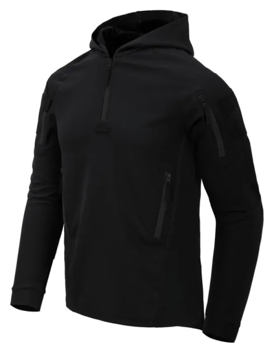 Кофта тактична Helikon-Tex RANGE HOODIE - TopCool, чорний, розмір S