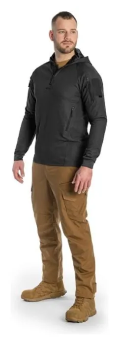 Кофта тактична Helikon-Tex RANGE HOODIE - TopCool, чорний, розмір S
