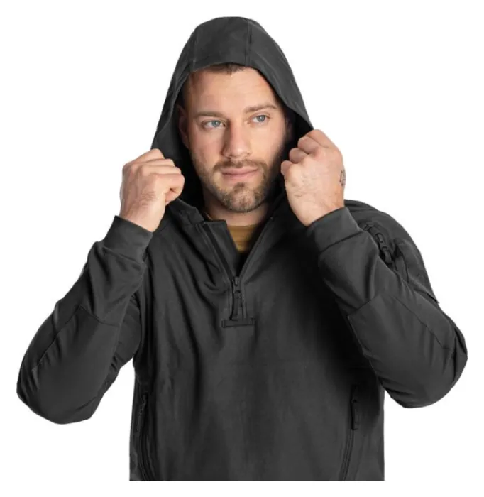 Кофта тактична Helikon-Tex RANGE HOODIE - TopCool, чорний, розмір S