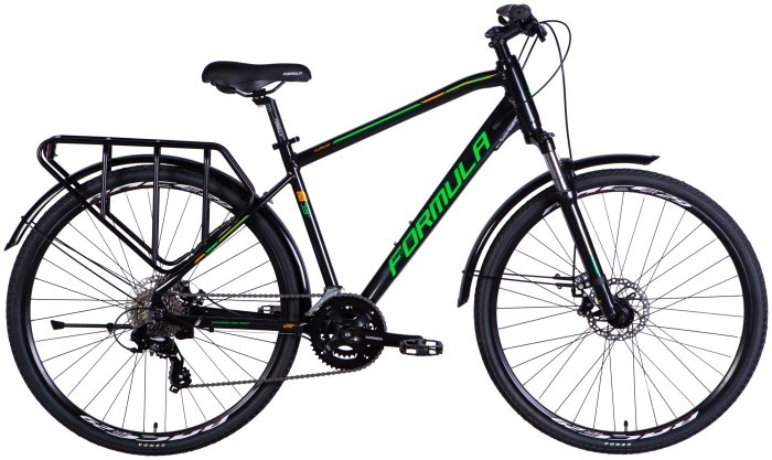 Велосипед AL 28" Formula CURSOR MAN PRO DD CS рама-19" черно-зеленый 2025