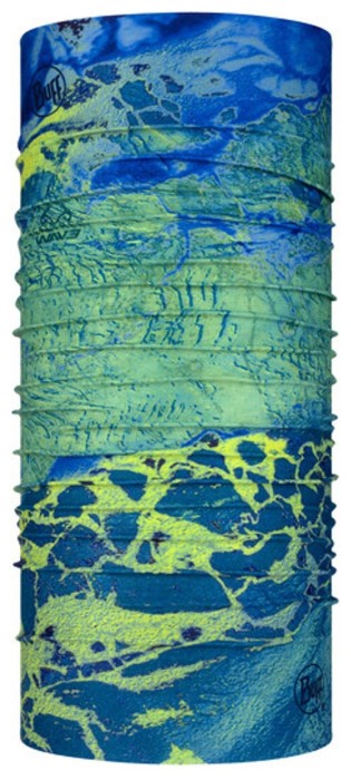 Шарф-труба Buff Coolnet UV+ Realtree Wav3 Blue Yellow