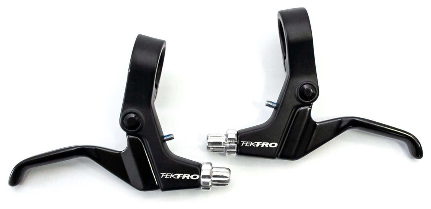 Ручки тормозные AL под 2 пальца черный TEKTRO 316AG для механического дискового тормоза или V-br