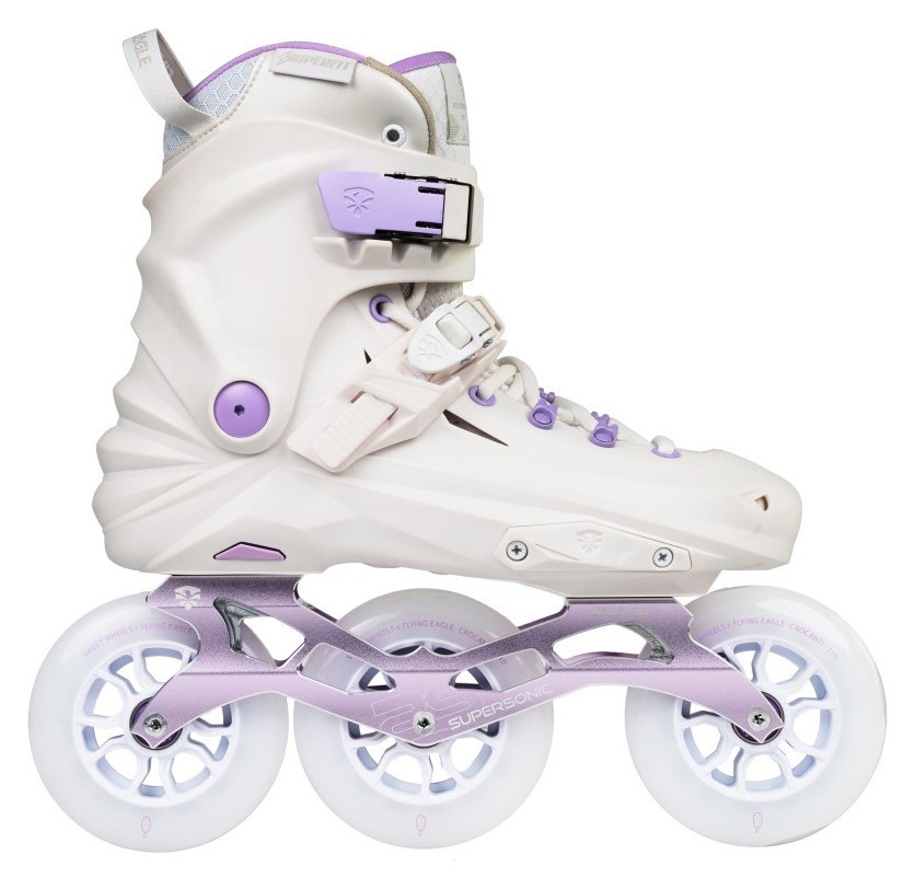 Фріскейтові роликові ковзани Flying Eagle X7T Reaver білі, укр, укр