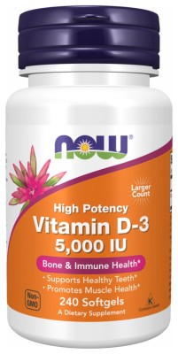 VIT D-3 5000 IU - 240 sgels