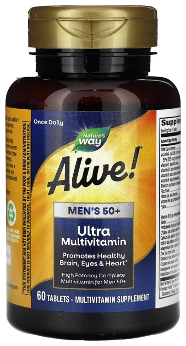 Once Daily Men's 50+ Ultra Multivitamin - 60 tabs
