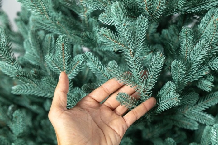 Елка литая "Венская" Голубая