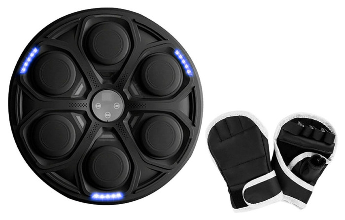 Настенный боксерский тренажер EasyFit музыкальная электронная мишень для бокса с перчатками