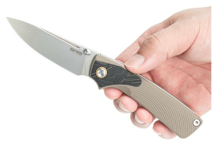 Нож складной SRM Dome 106M-GW, песочный