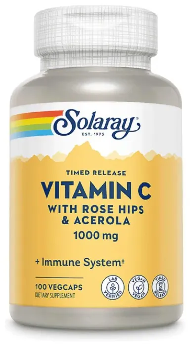 Vitamin C with Rose Hips & Acerola 1000mg - 100 vcaps