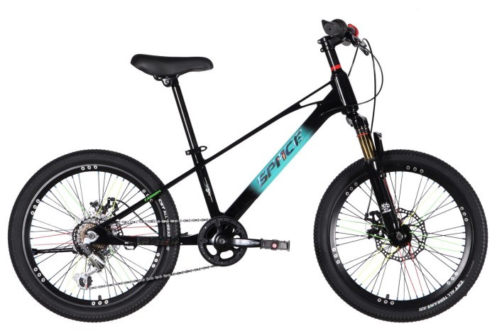 Велосипед MG 20" SPACE KID ALIOTH DD FR рама-11" черный 2025