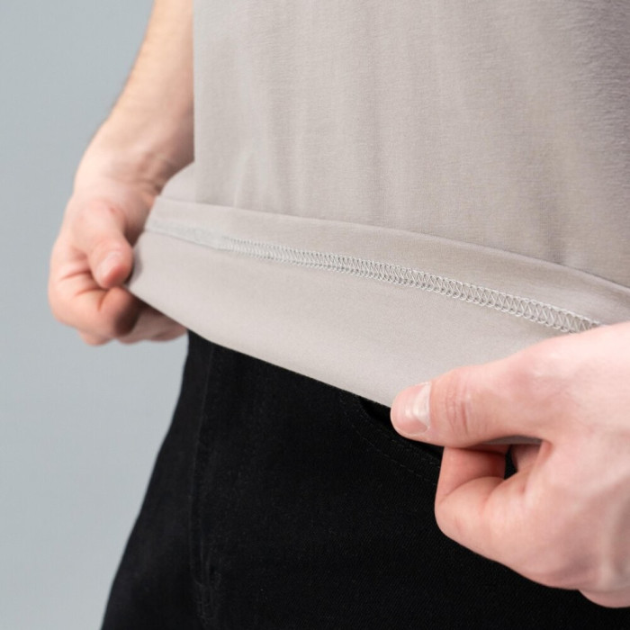 Футболка Slavni мужская повседневная стальная, Футболка Slavni Unity мужская хлопковая стальная