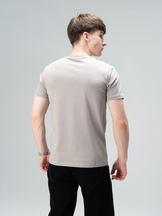 Футболка Slavni мужская повседневная стальная, Футболка Slavni Unity мужская хлопковая стальная