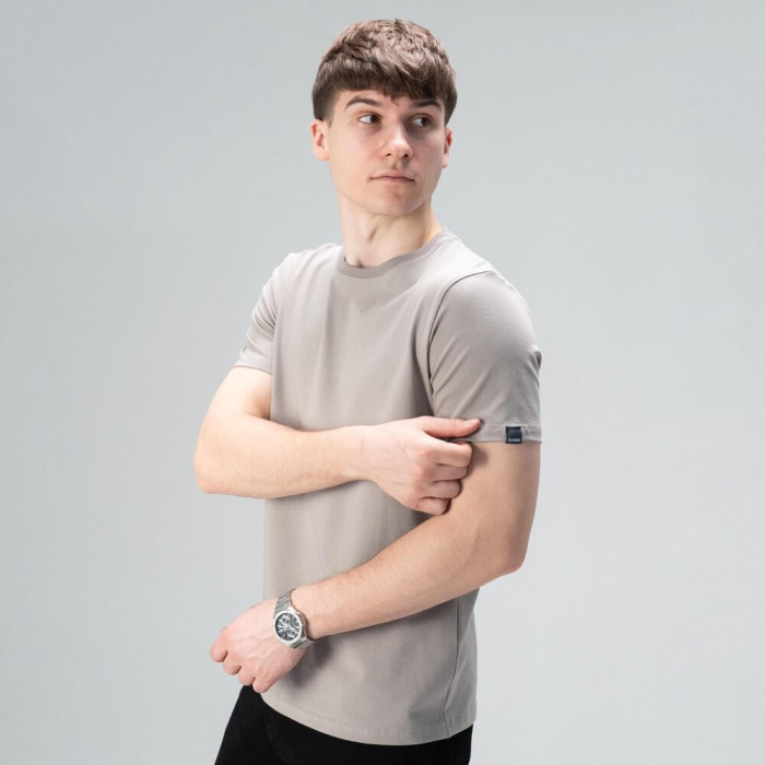 Футболка Slavni мужская повседневная стальная, Футболка Slavni Unity мужская хлопковая стальная