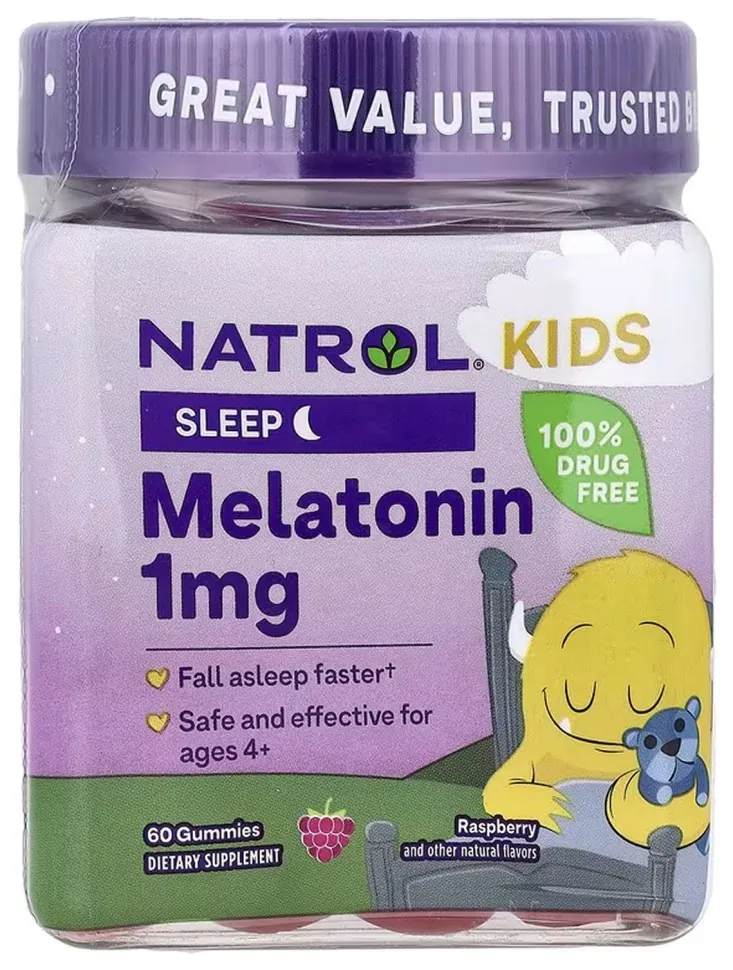 Kids Melatonin 1mg - 60 gummies (DSN_2023-10-6242)