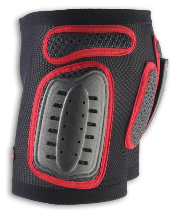 Шорты для подростков UFO PADDED PLASTIC JR XL Black/red (PI04158)