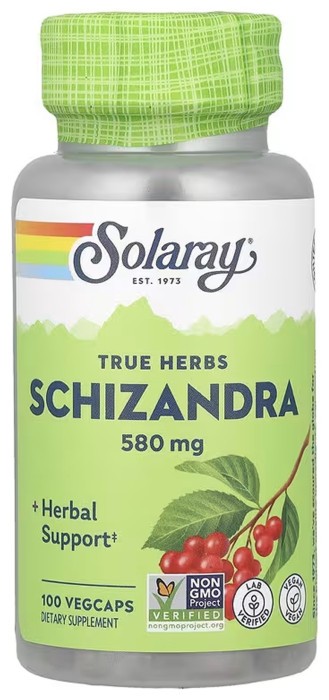 Schizandra Berry 580mg - 100 vcaps