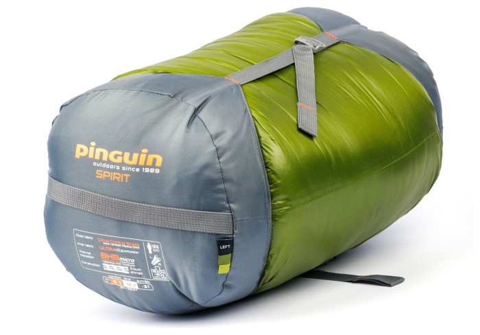 Спальный мешок Pinguin Spirit (-5/-12°C), 195 см - Right Zip, Green (PNG 232448) 2020