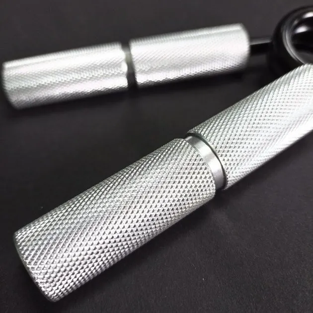 Эспандер-ножницы алюминиевый PowerPlay 4322 (112 кг) Hand Grip Серебряный
