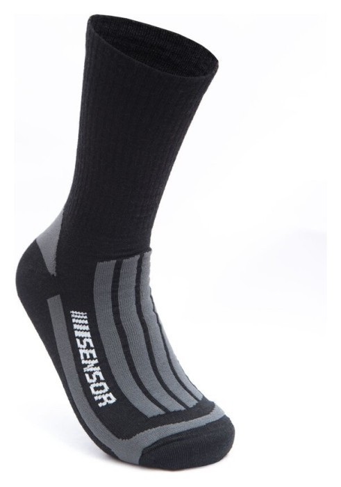 Носки Sensor Treking Merino black-grey 1065674, SU41TM-black-grey-3-5