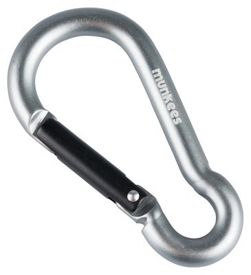 Munkees 3238 карабин Pear 8 мм x 80 мм grey