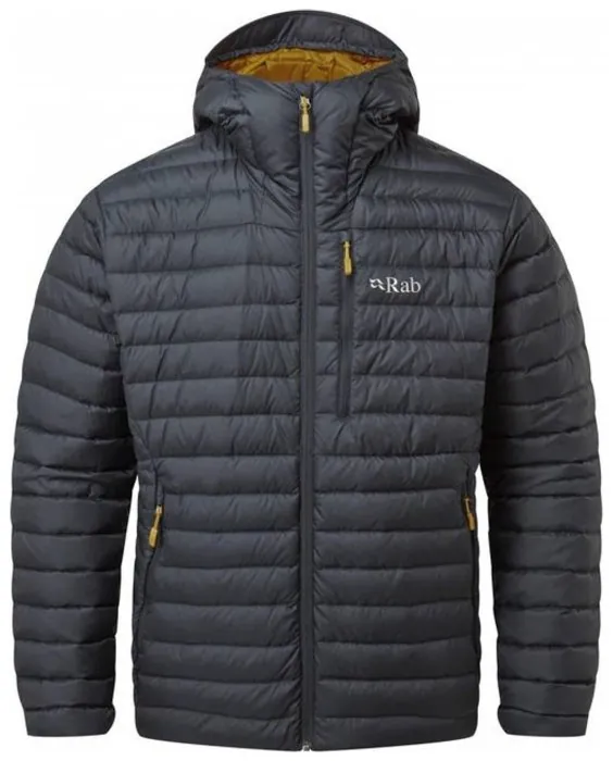 Легкий чоловічий пуховик Rab Microlight Alpine Jacket Beluga