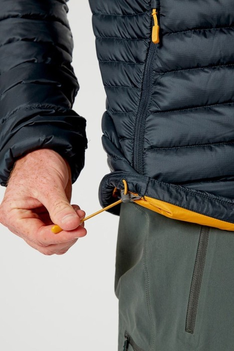 Легкий чоловічий пуховик Rab Microlight Alpine Jacket Beluga
