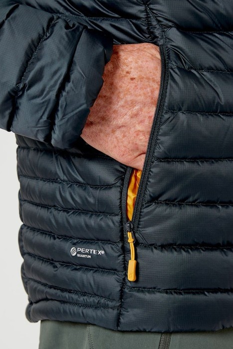 Легкий чоловічий пуховик Rab Microlight Alpine Jacket Beluga