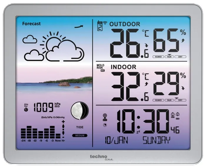 Метеостанція Technoline WS6520 Silver (WS6520)