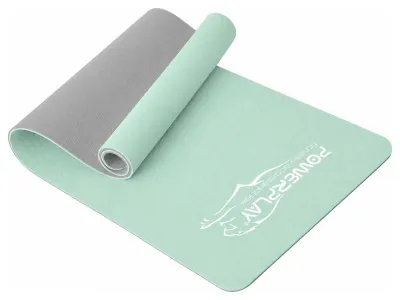 Коврик для йоги та фітнесу PowerPlay 4150 TPE Premium Performance Mat М'ятний (183x61x0.6 см.)
