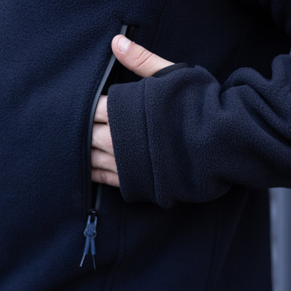 Чоловіча толстовка флісова на блискавці Pobedov Explorer синя