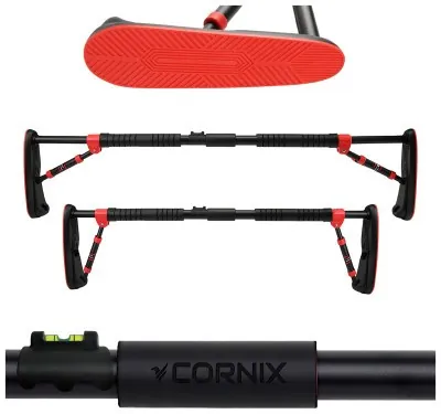 Турник раздвижной Cornix Elite 105-140 см XR-0291 Black/Red
