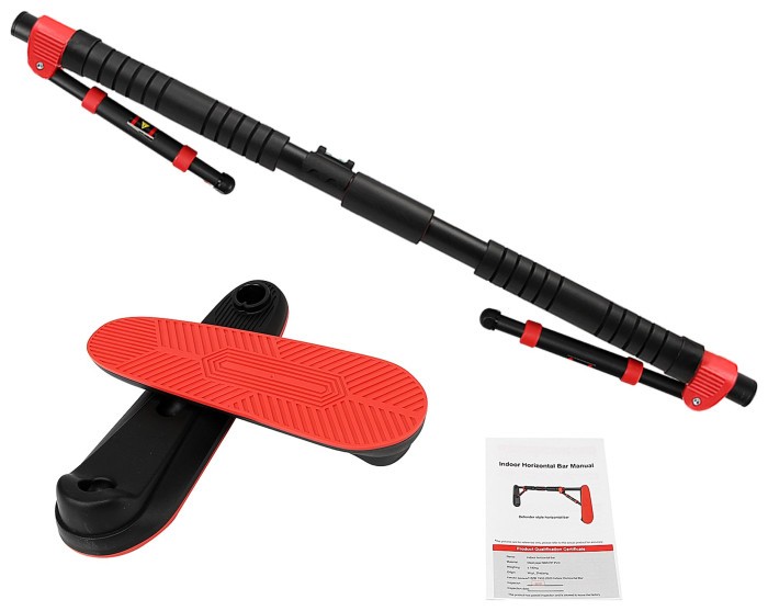 Турник раздвижной Cornix Elite 105-140 см XR-0291 Black/Red