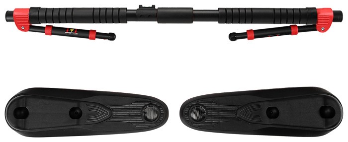 Турник раздвижной Cornix Elite 105-140 см XR-0291 Black/Red