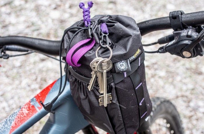 Сумка на руль KasyBag Pocket Pack One hand (кормушка) Black-Purple