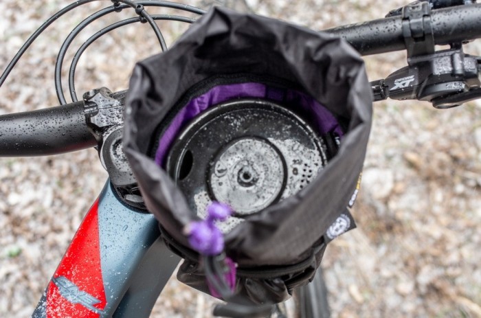 Сумка на руль KasyBag Pocket Pack One hand (кормушка) Black-Purple