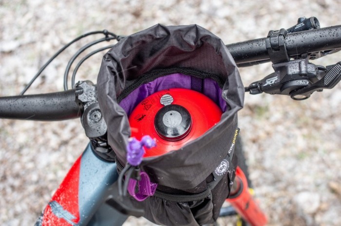 Сумка на руль KasyBag Pocket Pack One hand (кормушка) Black-Purple