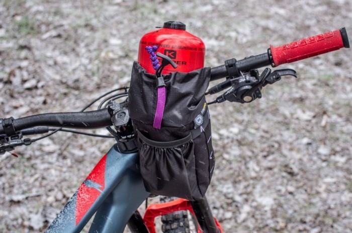 Сумка на руль KasyBag Pocket Pack One hand (кормушка) Black-Purple