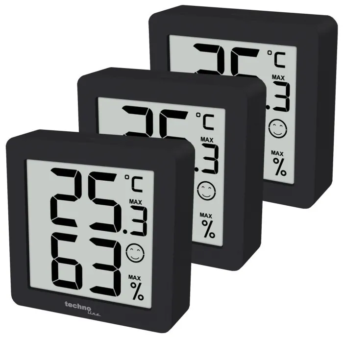 Набір термогігрометрів Technoline WS9425 Black (WS9425)