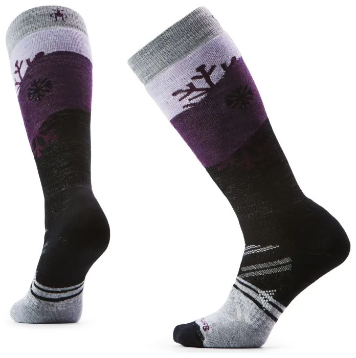 Носки женские Smartwool Wm's Ski Full Cushion Snowpocalypse Pattern OTC, Purple Eclipse, M